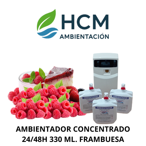 AMBIENTADOR HIDROALCHOL 330ML. FRAMBUESA