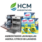 AMBIENTADOR LAVAVAJILLAS AGERUL CITRICO 80 LAVADOS