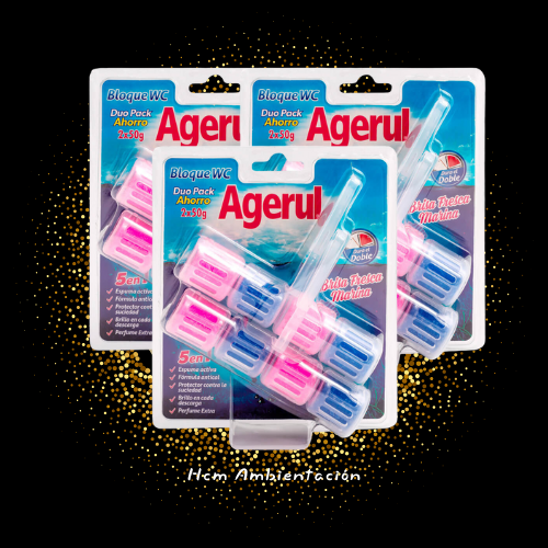BLOQUE DUO WC BRISA MARINA AGERUL 2X50 GRS
