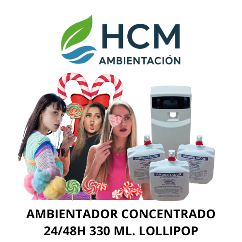 AMBIENTADOR HIDROALCHOL 330ML.LOLLIPOP