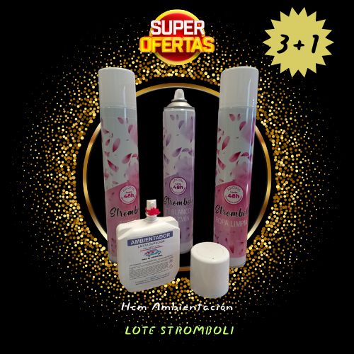 LOTE AMBIENTADOR STROMBOLI 3+1