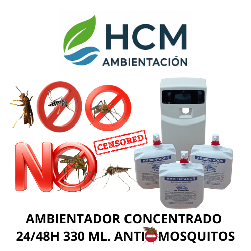 AMBIENTADOR HIDROALCHOL 330ML. ANTIMOSQUITOS