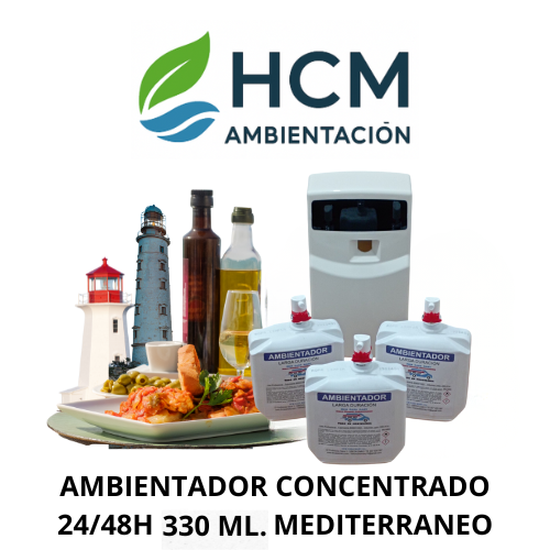 AMBIENTADOR HIDROALCHOL 330ML. MEDITERRANEO