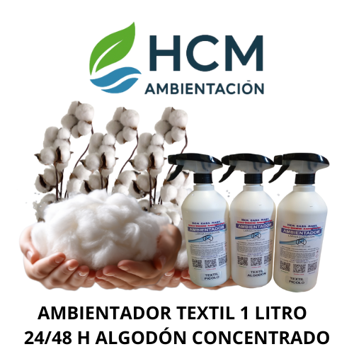 AMBIENTADOR TEXTIL 1L 48H ALGODON