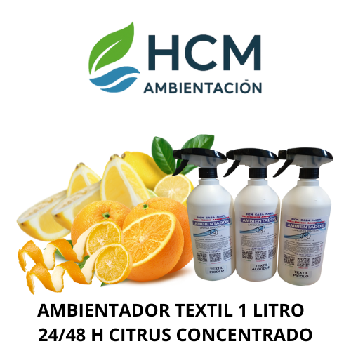 AMBIENTADOR TEXTIL 1L 48H CITRUS