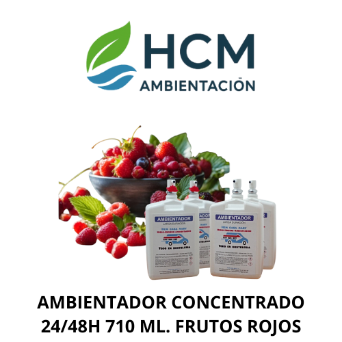 AMBIENTADOR HIDROALCHOL 710ML.FRUTOS ROJOS