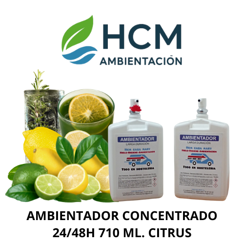 AMBIENTADOR HIDROALCHOL 710ML. CITRUS