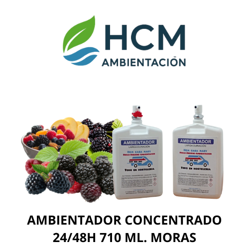 AMBIENTADOR HIDROALCHOL 710ML. MORA
