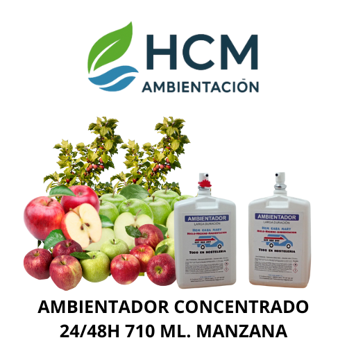AMBIENTADOR HIDROALCHOL 710ML MANZANA