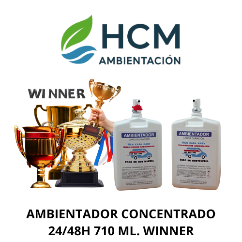 AMBIENTADOR HIDROALCHOL 710ML. WINNER
