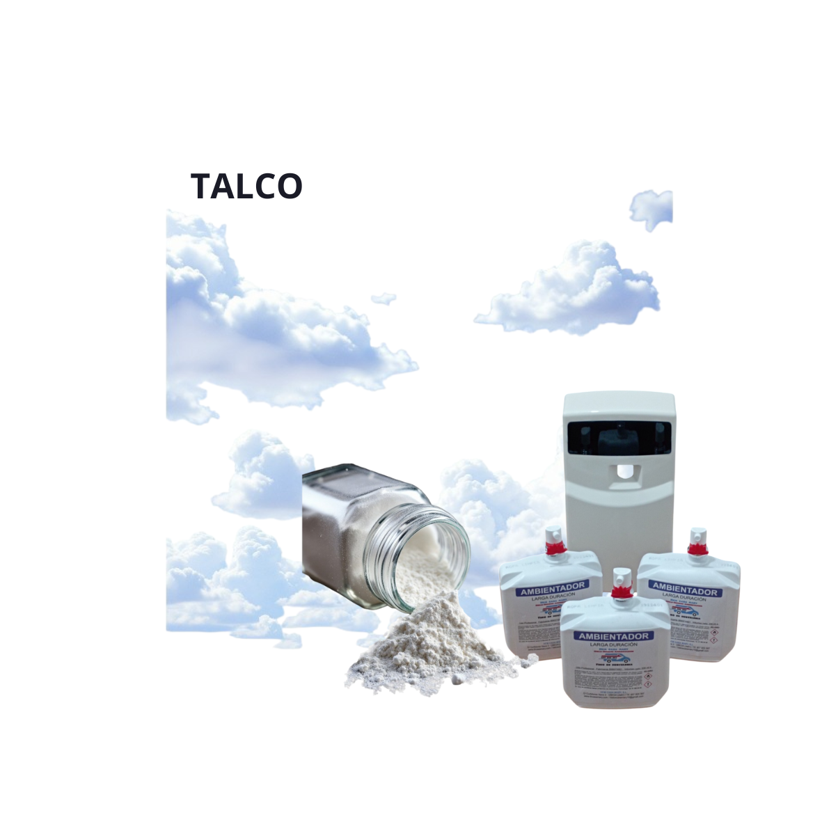 AMBIENTADOR HIDROALCHOL 330ML. TALCO