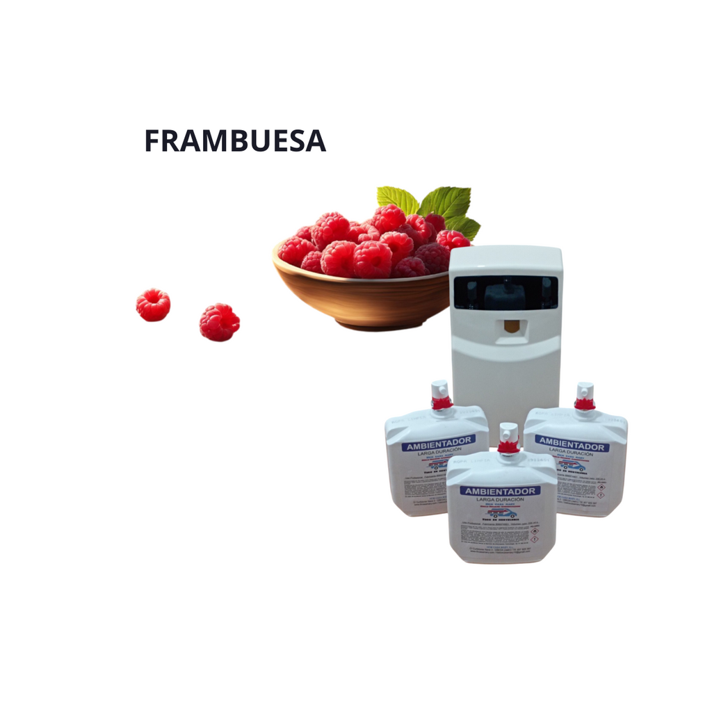 AMBIENTADOR HIDROALCHOL 330ML. FRAMBUESA