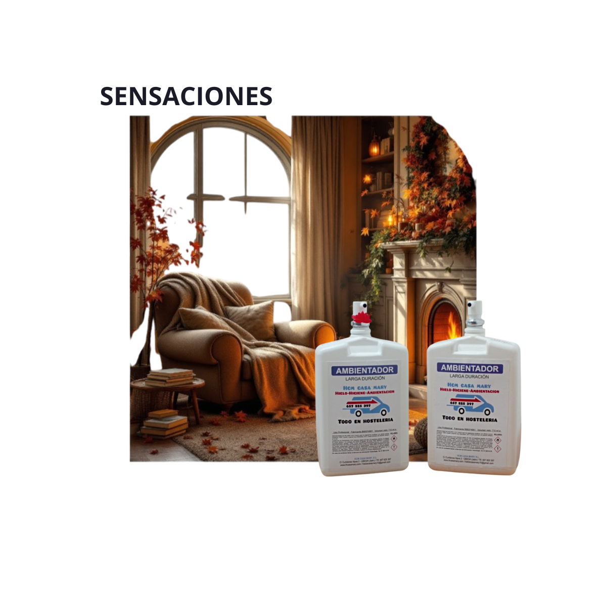 AMBIENTADOR HIDROALCHOL 710ML. SENSACIONES