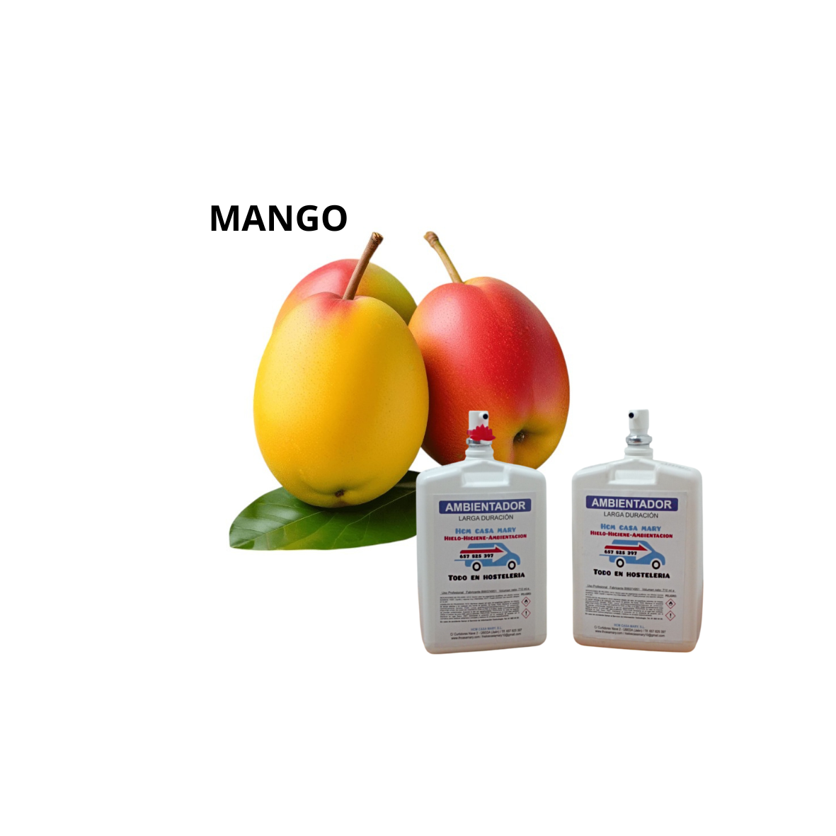 AMBIENTADOR HIDROALCHOL 710ML. A011 MANGO
