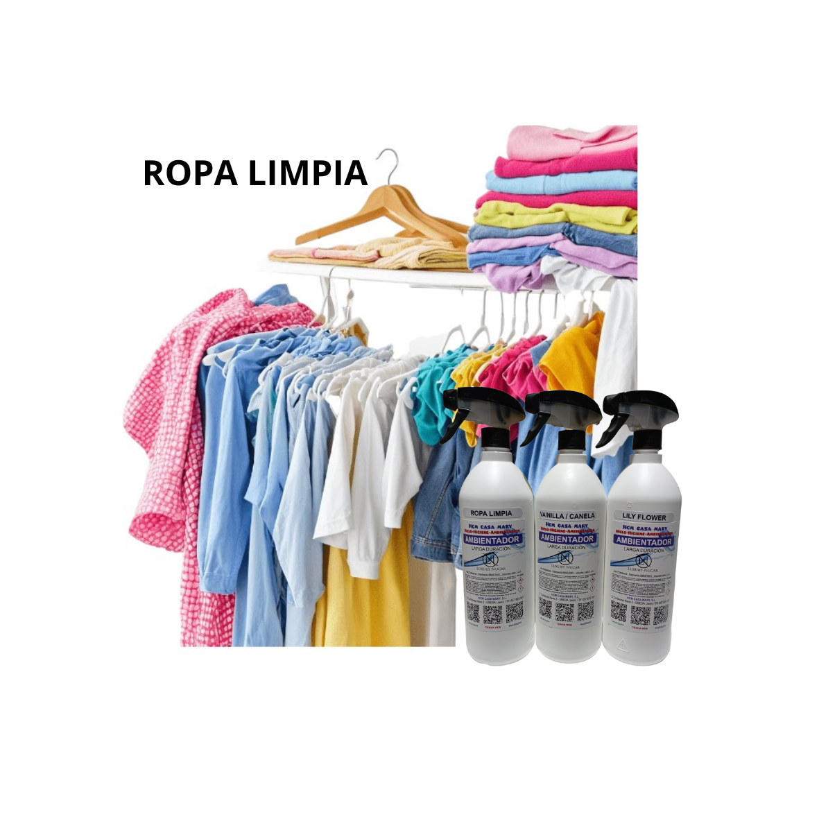 AMBIENTADOR 1L HIDROALCHOL ROPA LIMPIA