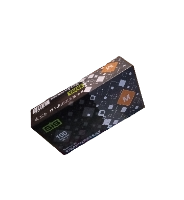 GUANTE NITRILO  NEGRO TALLA M 5.5 GRS 100 UND CAJA EXTRA RESISTENTE