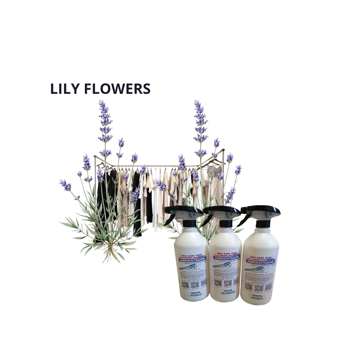 AMBIENTADOR TEXTIL 1L 48H PICOLO/LAVANDA