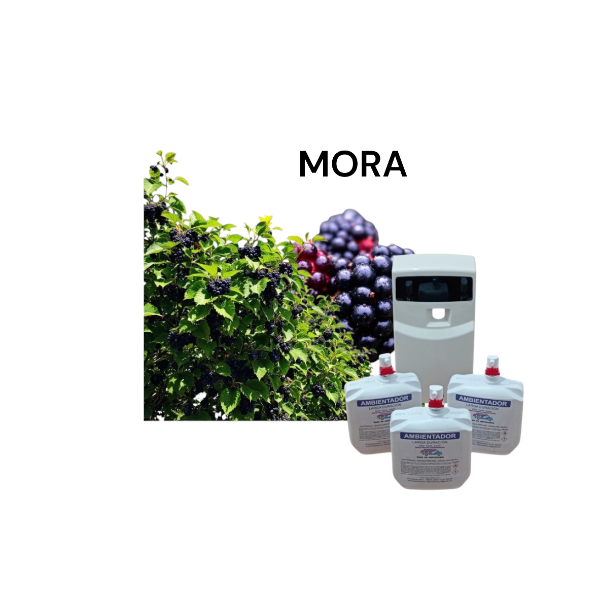 AMBIENTADOR HIDROALCHOL 330ML. MORA