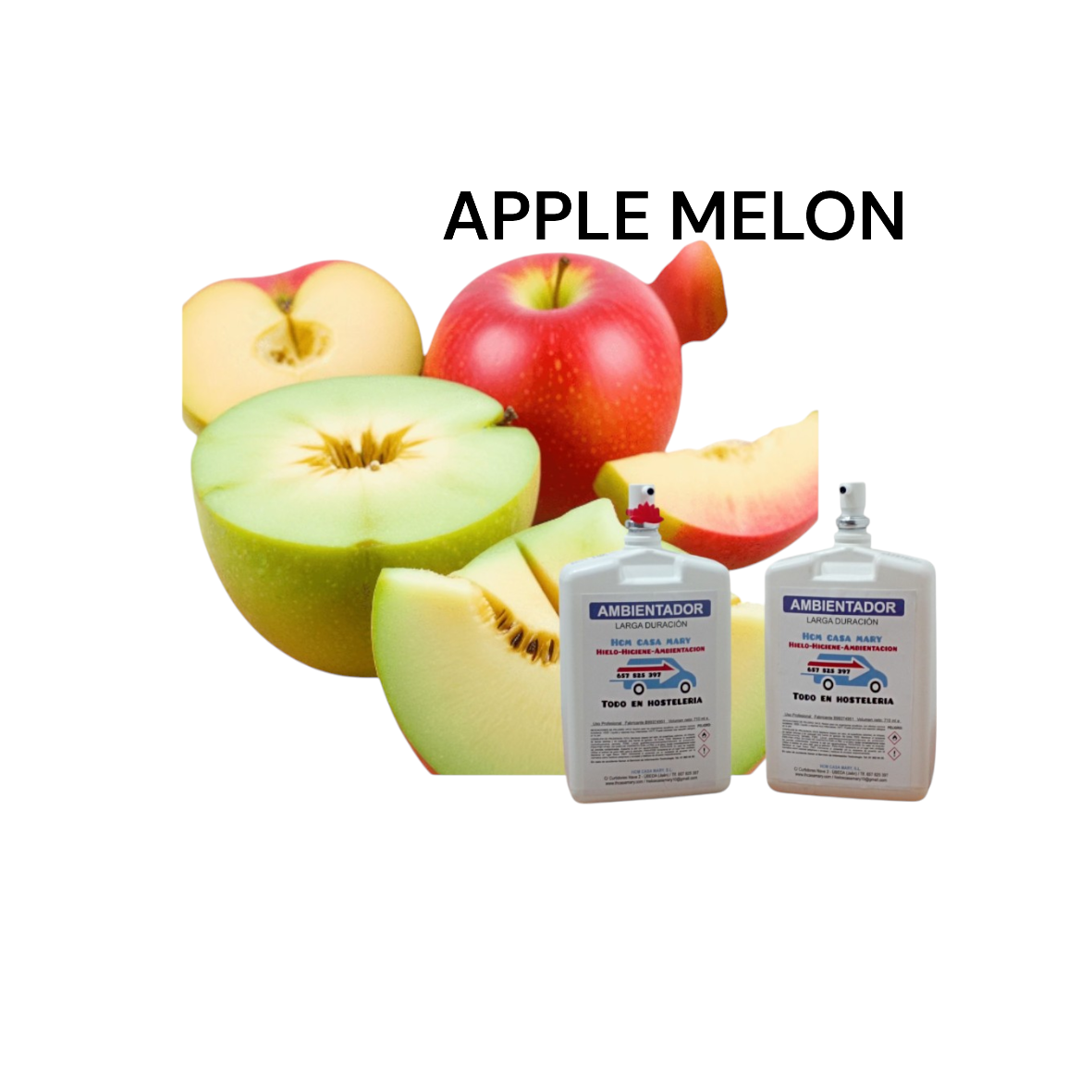 AMBIENTADOR HIDROALCHOL 710ML. APPLE MELON