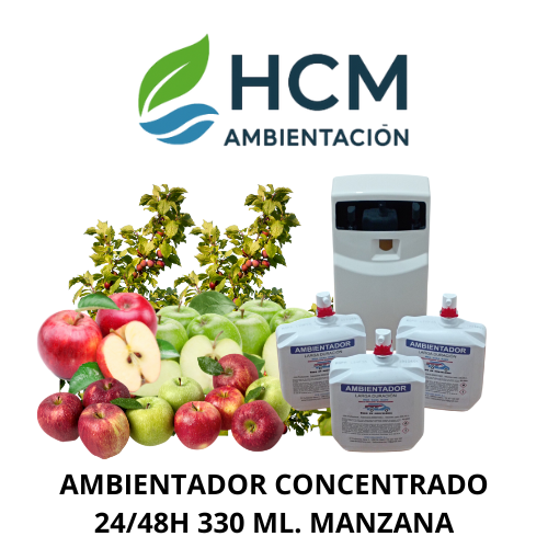 AMBIENTADOR HIDROALCHOL 330ML. MANZANA