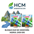 BLOQUE DUO WC MONTAÑA AGERUL 2X50 GRS